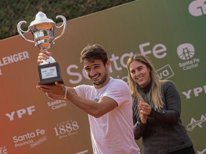 Mariano Navone es el campeón del Challenger de Santa Fe IEB+